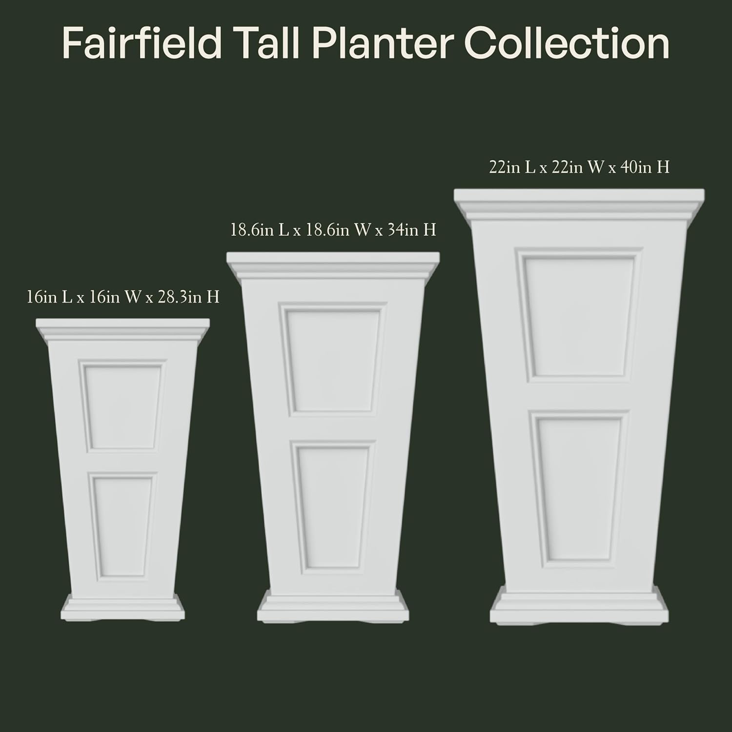 Mayne Fairfield 28-Inch Tall Planter – Self-Watering, Weather-Resistant Planter for Flowers – Durable Outdoor Design for Patio, Porch, or Entryway - Image 12
